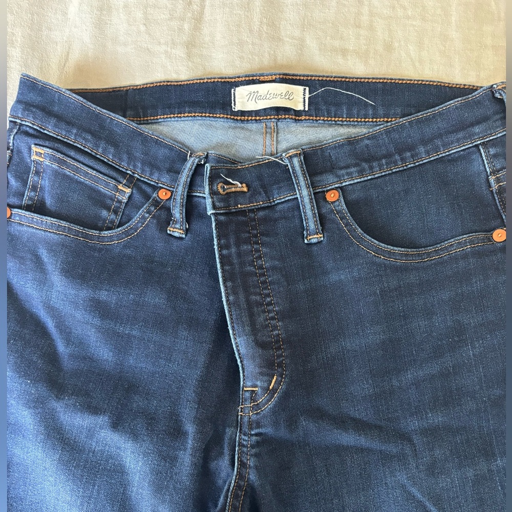 Madewell Women’s 9” high rise skinny Blue Jeans